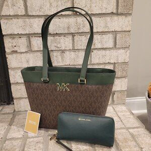 MK bag and matching wallet